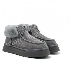 Женские Ботинки Funkette Platform Boots - Grey
