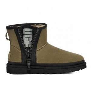 UGG Mini Zipper Tape Logo  - Burnt Olive