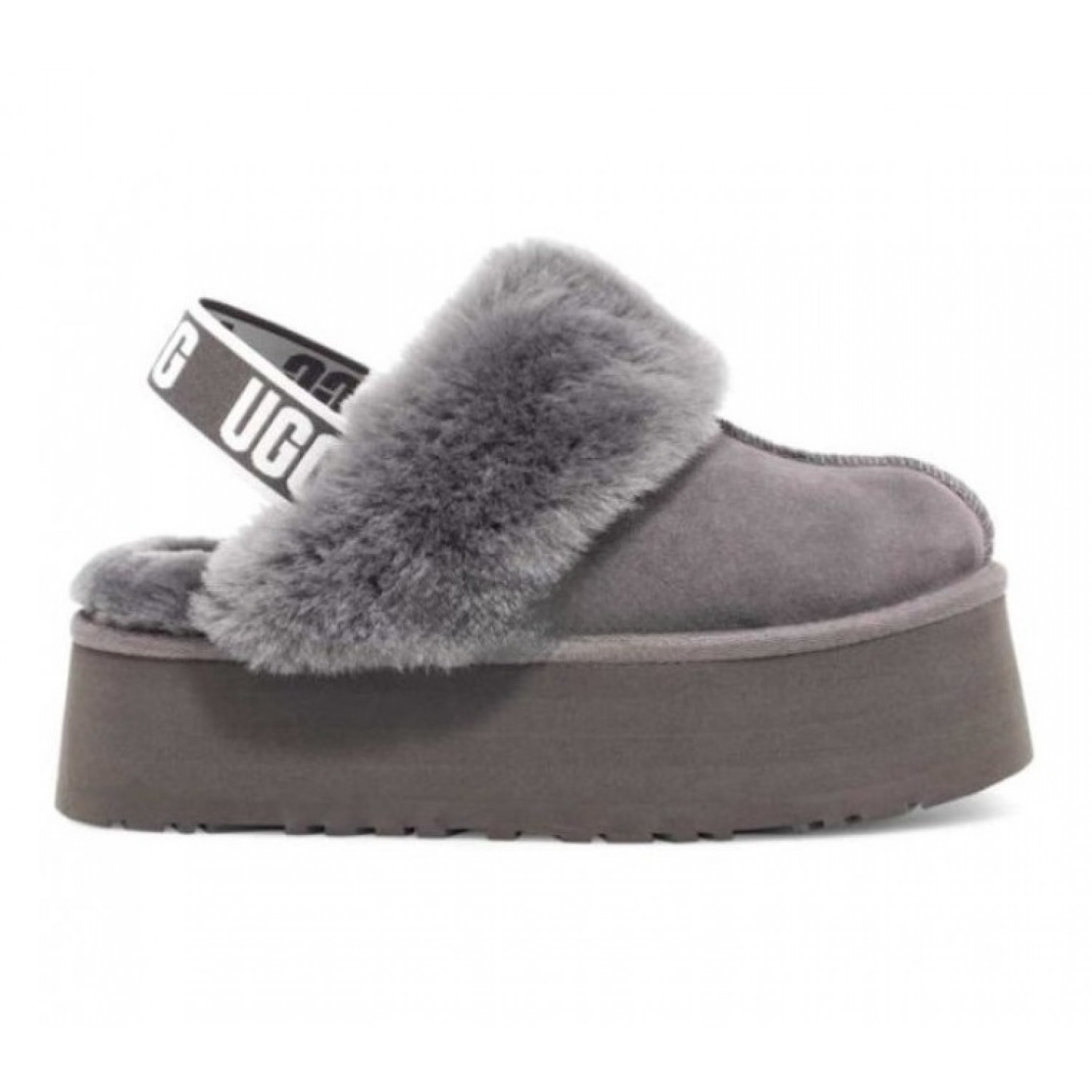 UGG Funkette Suede Platform - Grey