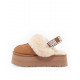UGG Funkette Suede Platform - Chestnut