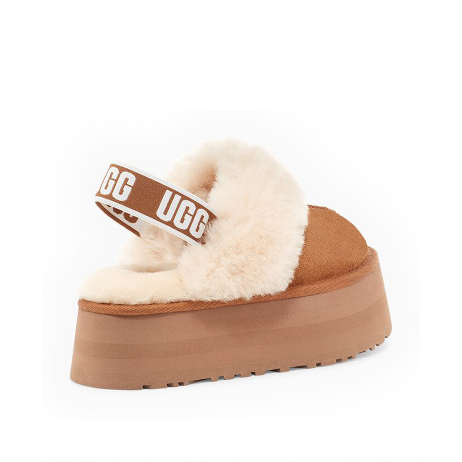 UGG Funkette Suede Platform - Chestnut