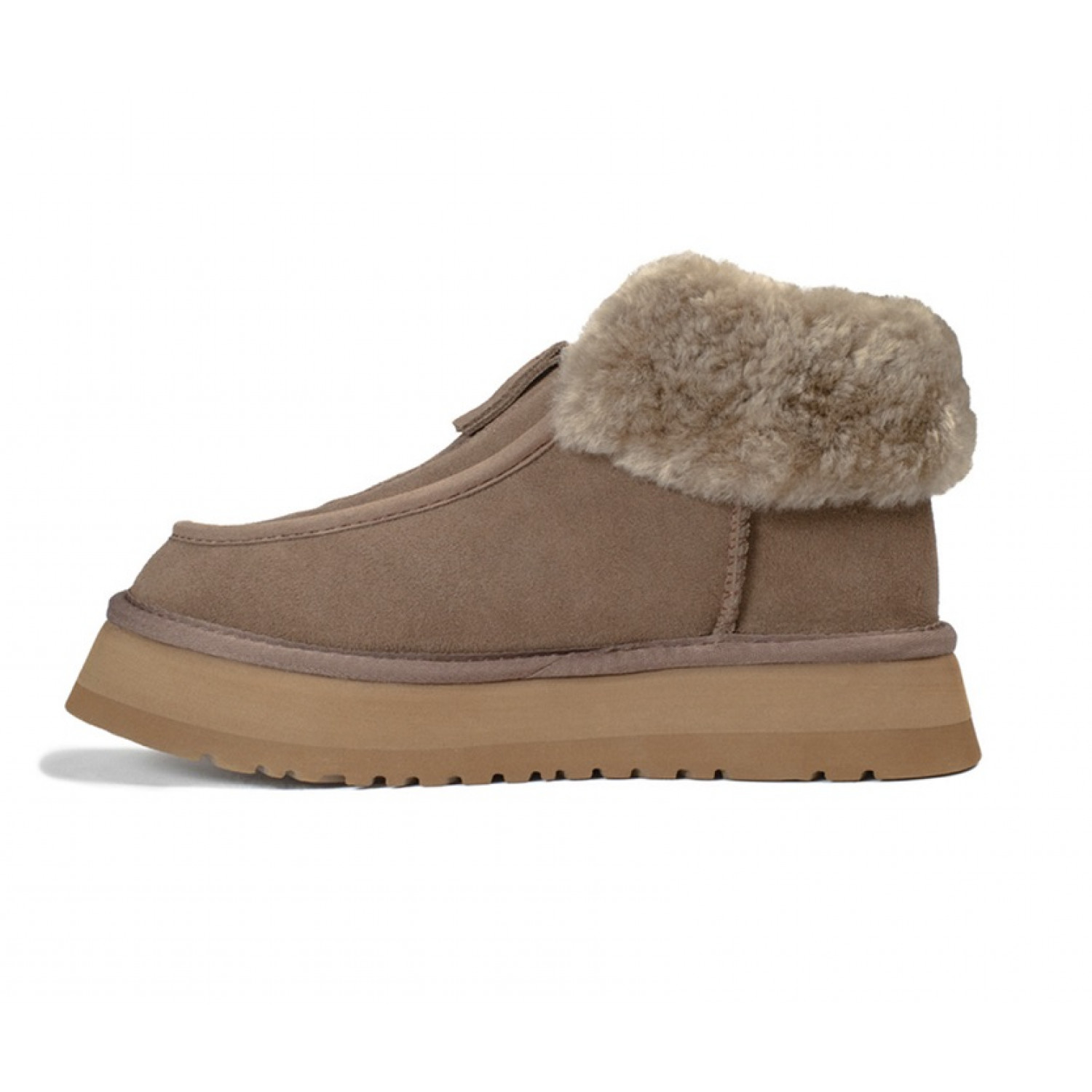 UGG Funkette Platform Boots - Cappuccino