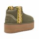 UGG Ультра Мини  Braid Platform - Burnt Olive