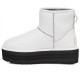 UGG Мини Platform - Matte White