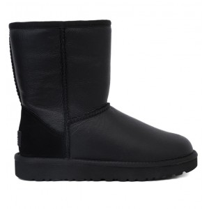  UGG Classic Short Metallic - Black