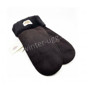 Варежки Женские UGG Glove - Chocolate