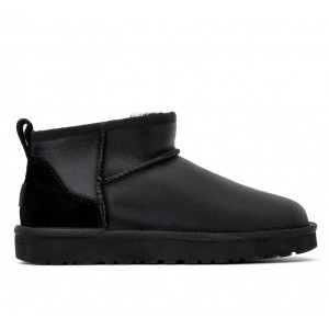 UGG Classic Ultra Mini Metallic - Black